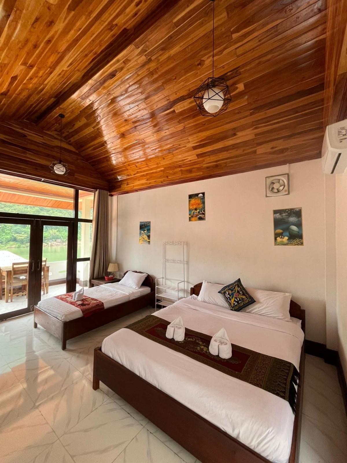 Hotel Cam U View Bungalow à Nongkhiaw Extérieur photo