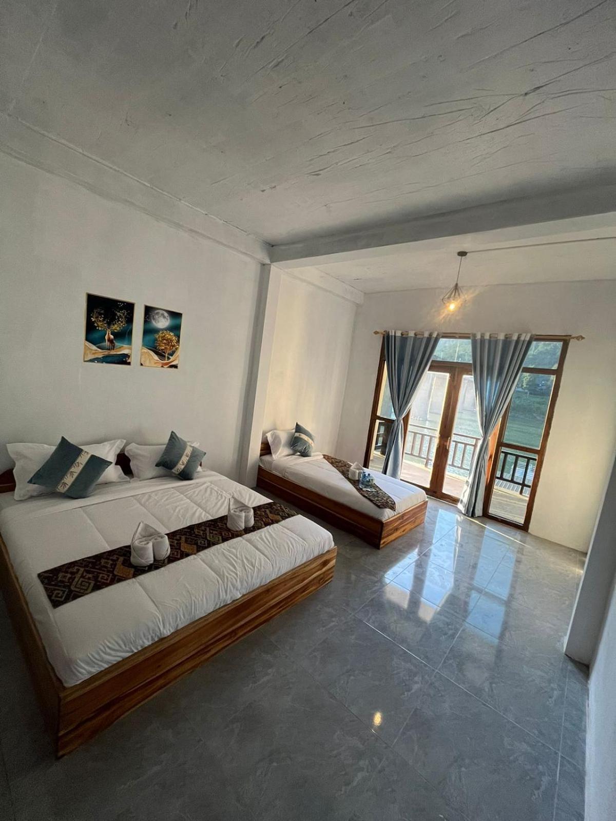 Hotel Cam U View Bungalow à Nongkhiaw Extérieur photo